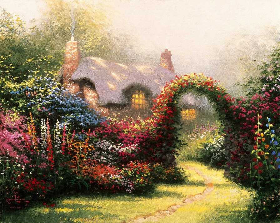 Thomas Kinkade Glory of Morning